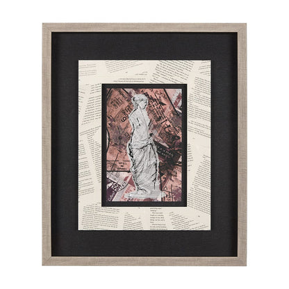 Mercana - Graffiti Sculpture V by Mercana Studio Hand Embellished Textured Framed Art Print Matted under Glass - 14518 view 1
