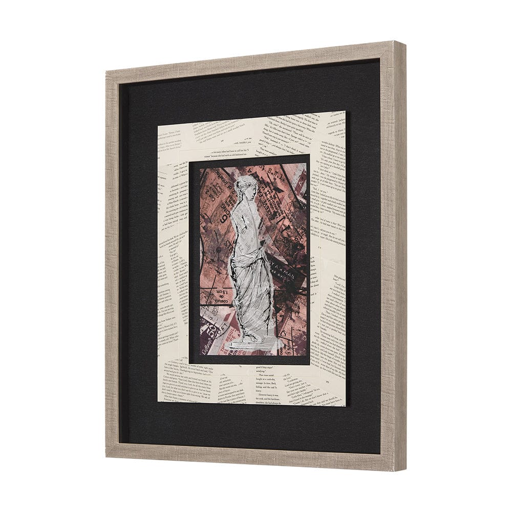 Mercana - Graffiti Sculpture V by Mercana Studio Hand Embellished Textured Framed Art Print Matted under Glass - 14518 view 2