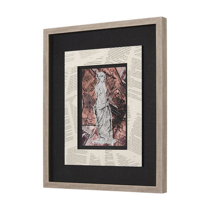 Mercana - Graffiti Sculpture V by Mercana Studio Hand Embellished Textured Framed Art Print Matted under Glass - 14518 view 2