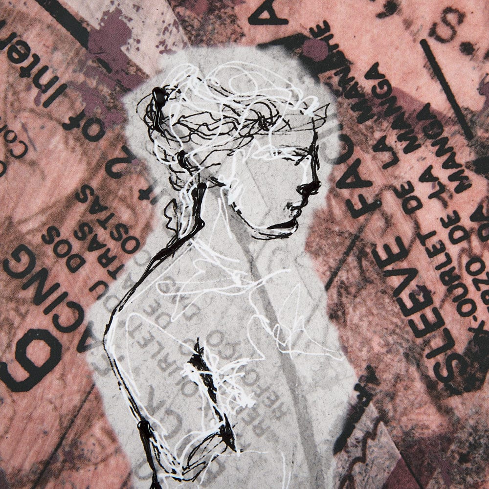 Mercana - Graffiti Sculpture V by Mercana Studio Hand Embellished Textured Framed Art Print Matted under Glass - 14518 view 7