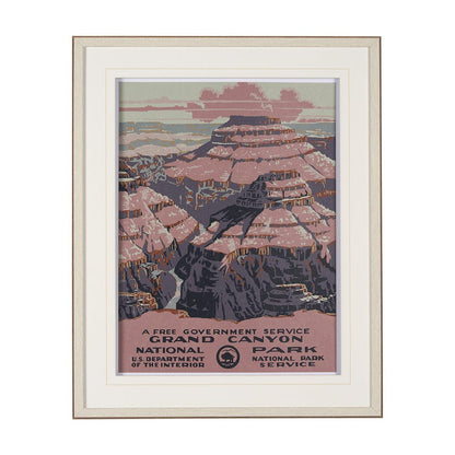 Mercana - Grand Canyon National Park by The Vinatage Collection a Framed Art Print Matted under Glass - 15279 view 1