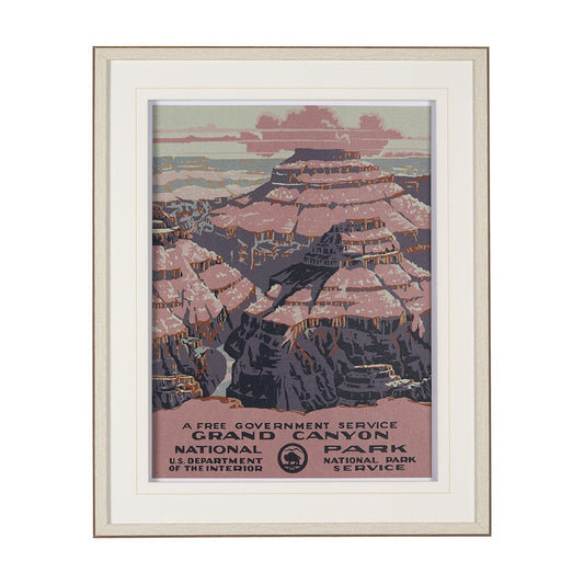 Mercana - Grand Canyon National Park by The Vinatage Collection a Framed Art Print Matted under Glass - 15279 view 1
