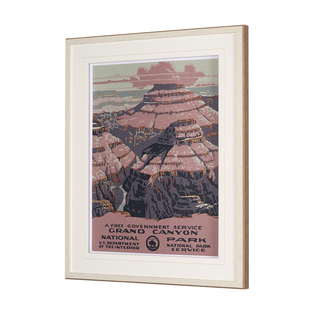 Mercana - Grand Canyon National Park by The Vinatage Collection a Framed Art Print Matted under Glass - 15279 view 2
