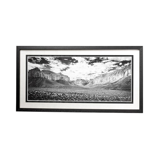 Mercana - Grand Canyon Packtrain by Chris Dunker Hand Embellished Textured Framed Art Print Matted under Glass - 12651 view 1