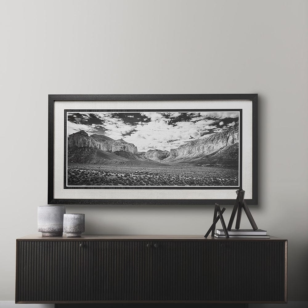 Mercana - Grand Canyon Packtrain by Chris Dunker Hand Embellished Textured Framed Art Print Matted under Glass - 12651 view 5