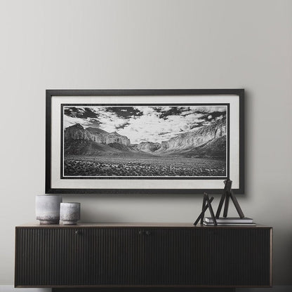 Mercana - Grand Canyon Packtrain by Chris Dunker Hand Embellished Textured Framed Art Print Matted under Glass - 12651 view 5