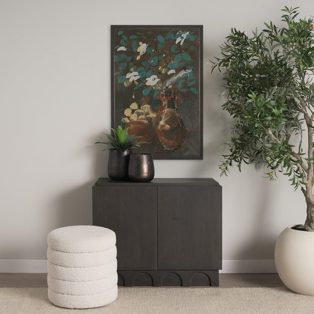 Mercana - Graphite Sensation I by Mercana Studio a Hand Embellished Textured Framed Canvas - 102672-FL view 8