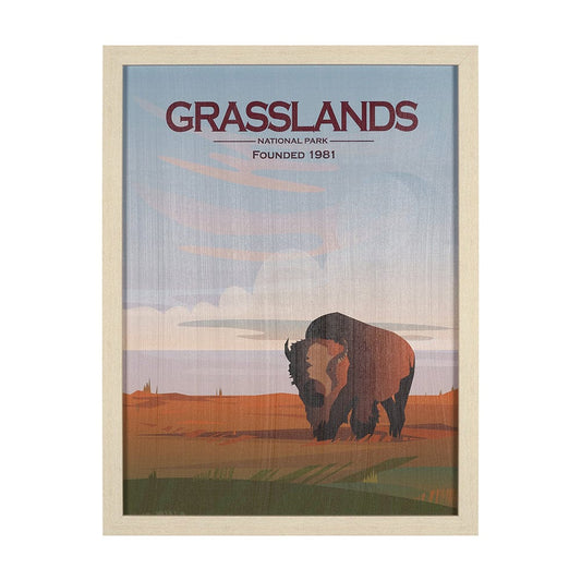 Mercana - Grasslands GO L by Mercana Studio a Hand Embellished Decograph Framed Art Print - 15836 view 1
