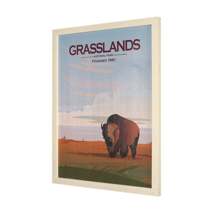 Mercana - Grasslands GO L by Mercana Studio a Hand Embellished Decograph Framed Art Print - 15836 view 2