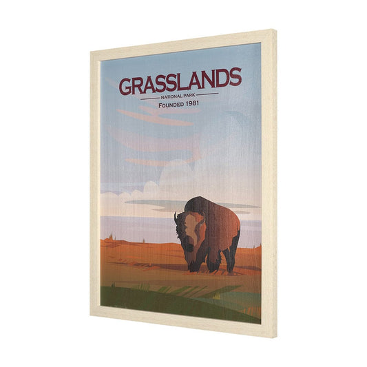 Mercana - Grasslands GO L by Mercana Studio a Hand Embellished Decograph Framed Art Print - 15836 view 2