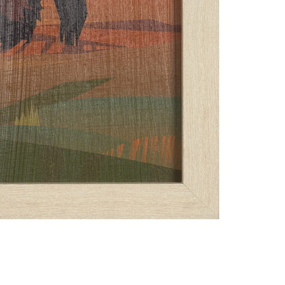 Mercana - Grasslands GO L by Mercana Studio a Hand Embellished Decograph Framed Art Print - 15836 view 3