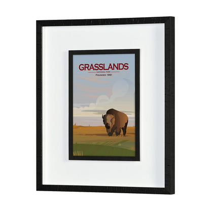 Mercana - Grasslands GO M by Mercana Studio a Framed Art Print Matted under Glass - 15835 view 2