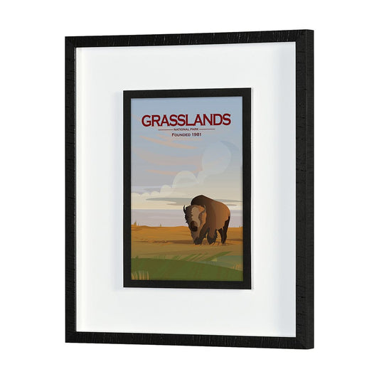 Mercana - Grasslands GO M by Mercana Studio a Framed Art Print Matted under Glass - 15835 view 2