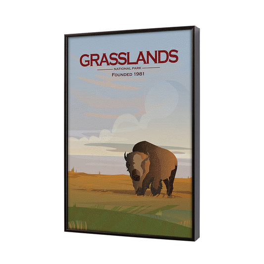 Mercana - Grasslands GO SM by Mercana Studio a Hand Embellished Decograph Framed Art Print - 15834 view 2