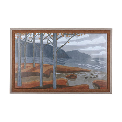 Mercana - Gray Day by Mercana Studio a Hand Embelished Textured Framed Canvas - 102186-FS view 1