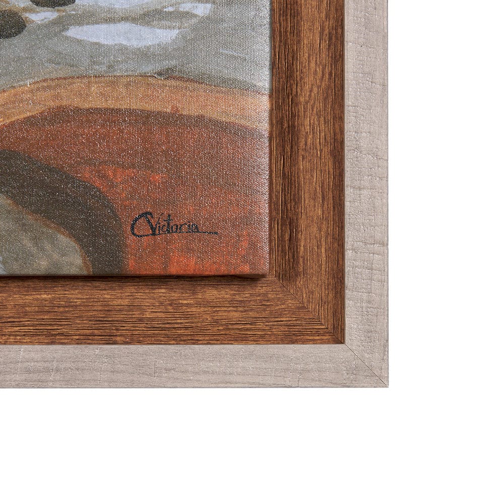 Mercana - Gray Day by Mercana Studio a Hand Embelished Textured Framed Canvas - 102186-FS view 3