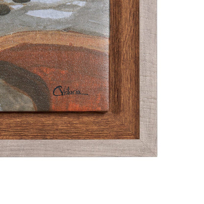 Mercana - Gray Day by Mercana Studio a Hand Embelished Textured Framed Canvas - 102186-FS view 3