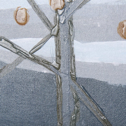 Mercana - Gray Day by Mercana Studio a Hand Embelished Textured Framed Canvas - 102186-FS view 7