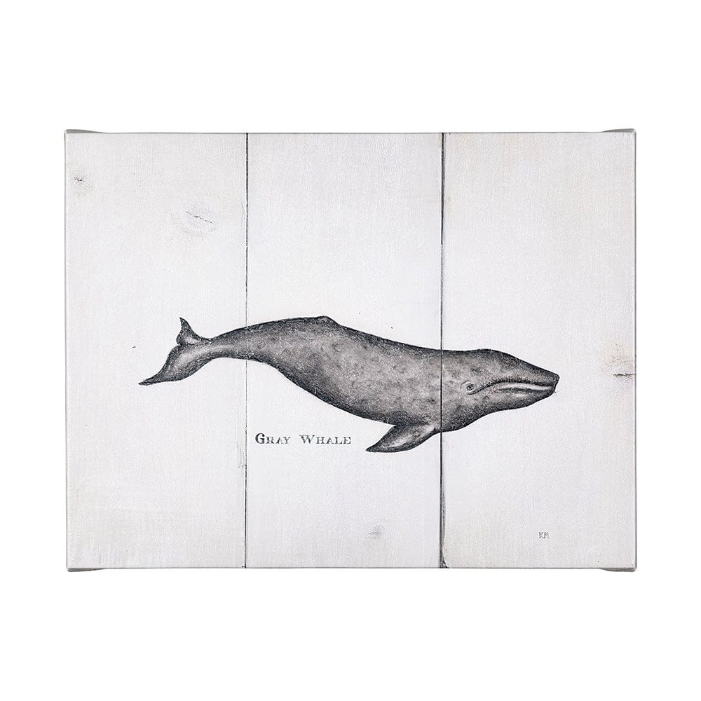 Mercana - Gray Whale by Mercana Studio a Hand Embellished Textured Canvas - 101866-L view 1