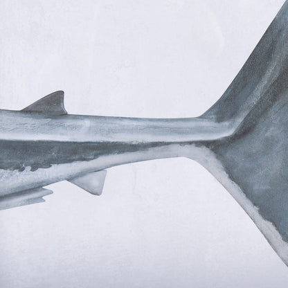 Mercana - Great White Shark by Ariana a Hand Embellished Textured Framed Art Print Matted under Glass - 14904 view 7