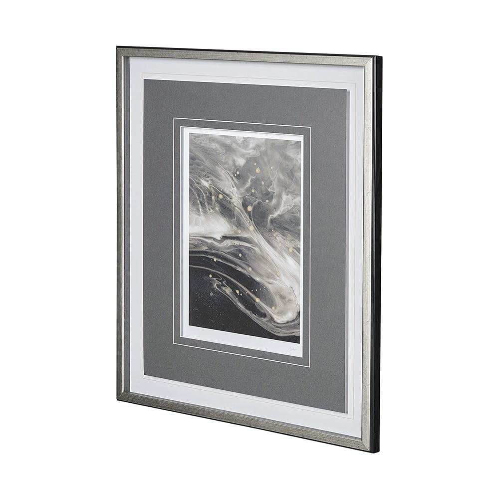 Mercana - Greek Pitch I by Gabrielle Campbell a Hand Embellished Textured Framed Art Print Matted under Glass - 13138 view 4