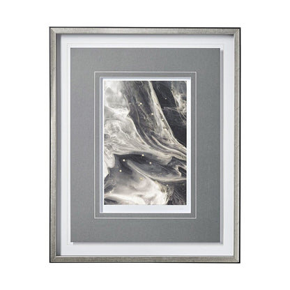 Mercana - Greek Pitch II by Gabrielle Campbell a Hand Embellished Textured Framed Art Print Matted under Glass - 13139 view 1