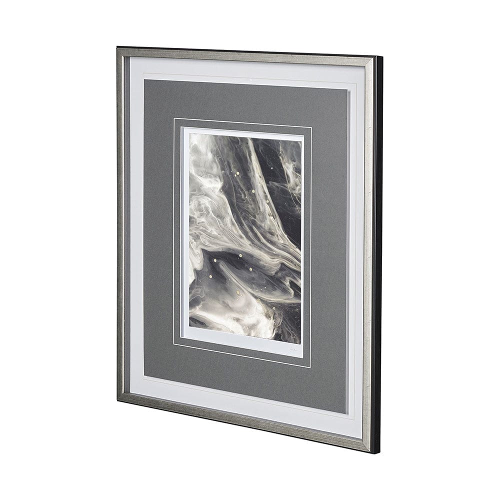 Mercana - Greek Pitch II by Gabrielle Campbell a Hand Embellished Textured Framed Art Print Matted under Glass - 13139 view 4
