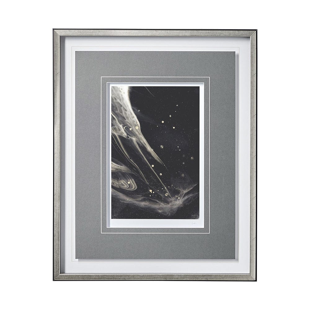 Mercana - Greek Pitch III by Gabrielle Campbell Hand Embellished Textured Framed Art Print Matted under Glass - 13140 view 1