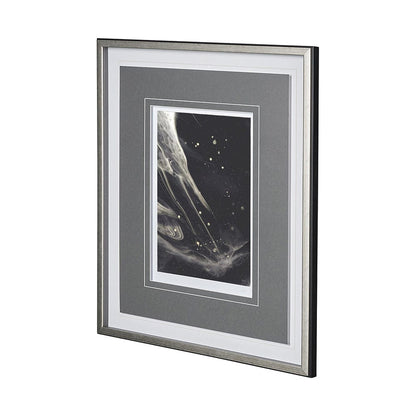 Mercana - Greek Pitch III by Gabrielle Campbell Hand Embellished Textured Framed Art Print Matted under Glass - 13140 view 4