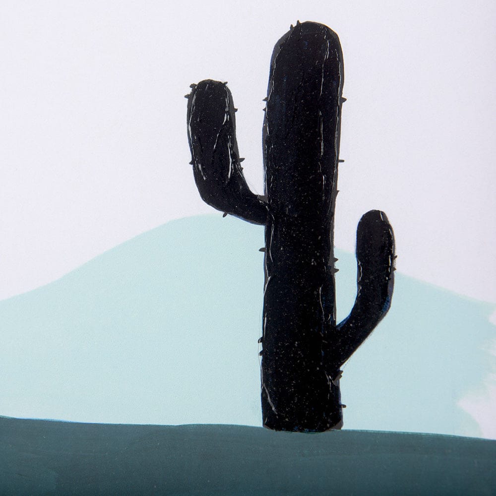Mercana - Green Desert I by Mercana Studio a Hand Embelished Textured Framed Art Print Matted under Glass - 14075 view 7