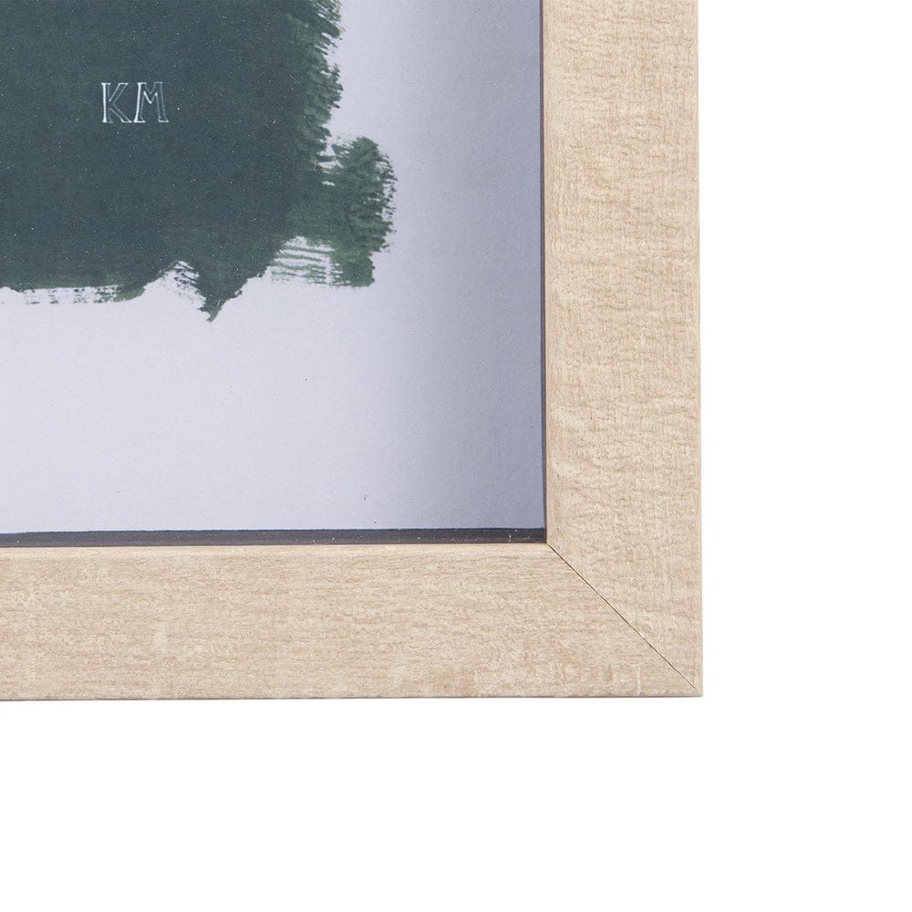 Mercana - Green Desert II by Mercana Studio a Hand Embelished Textured Framed Art Print Matted under Glass - 14076 view 3
