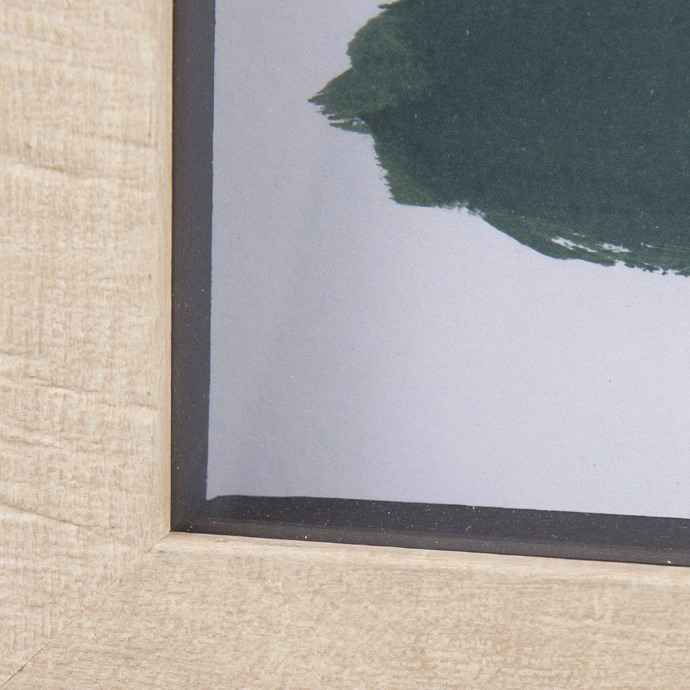Mercana - Green Desert II by Mercana Studio a Hand Embelished Textured Framed Art Print Matted under Glass - 14076 view 5