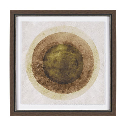 Mercana - Green Eclipse by Mercana Studio Hand Embellished Framed Print under Glass - 15816 view 1