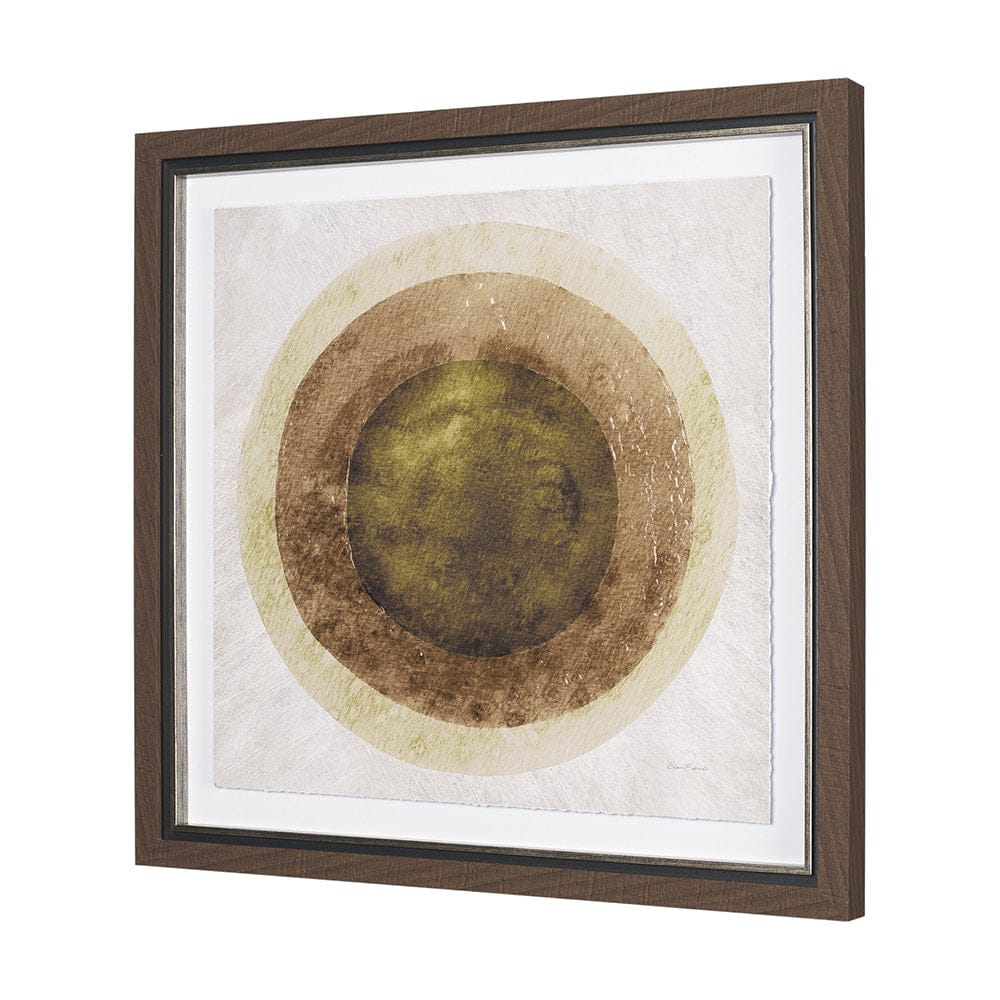 Mercana - Green Eclipse by Mercana Studio Hand Embellished Framed Print under Glass - 15816 view 2
