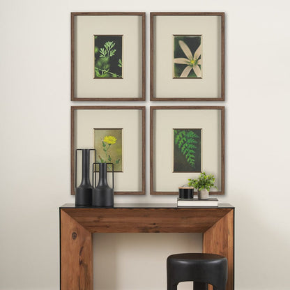 Mercana - Green Growth by Michael Banks a Hand Embellished Framed Art Print Matted under Glass - 15801 view 8