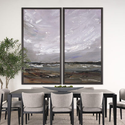 Mercana - Grey Day II by Mercana Studio a Hand Embellished Textured Framed Canvas - 102603-FL view 8