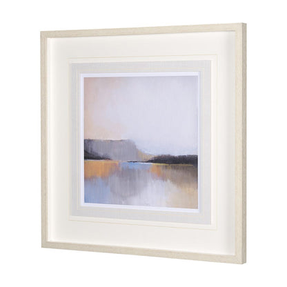 Mercana - Grey Dunes I by Alison Jerry a Hand Embellished Textured Framed Art Print Matted under Glass - 11956 view 2