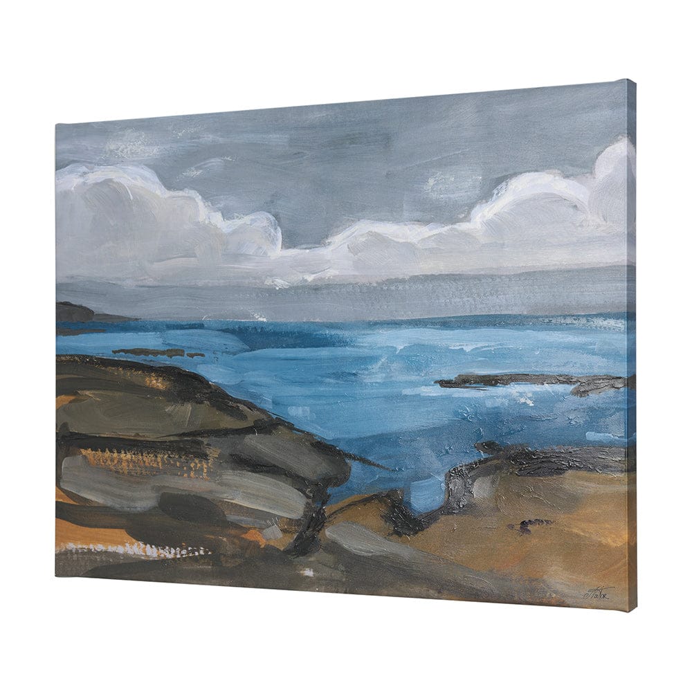 Mercana - Grey Sky I by Mercana Studio a Hand Embellished Textured Canvas - 102264-L view 2