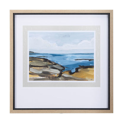 Mercana - Grey Sky I by Mercana Studio a Hand Embellished Textured Framed Art Print Matted under Glass - 14355 view 1