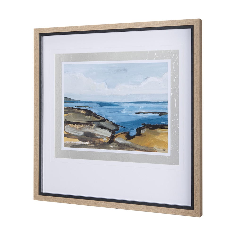Mercana - Grey Sky I by Mercana Studio a Hand Embellished Textured Framed Art Print Matted under Glass - 14355 view 2