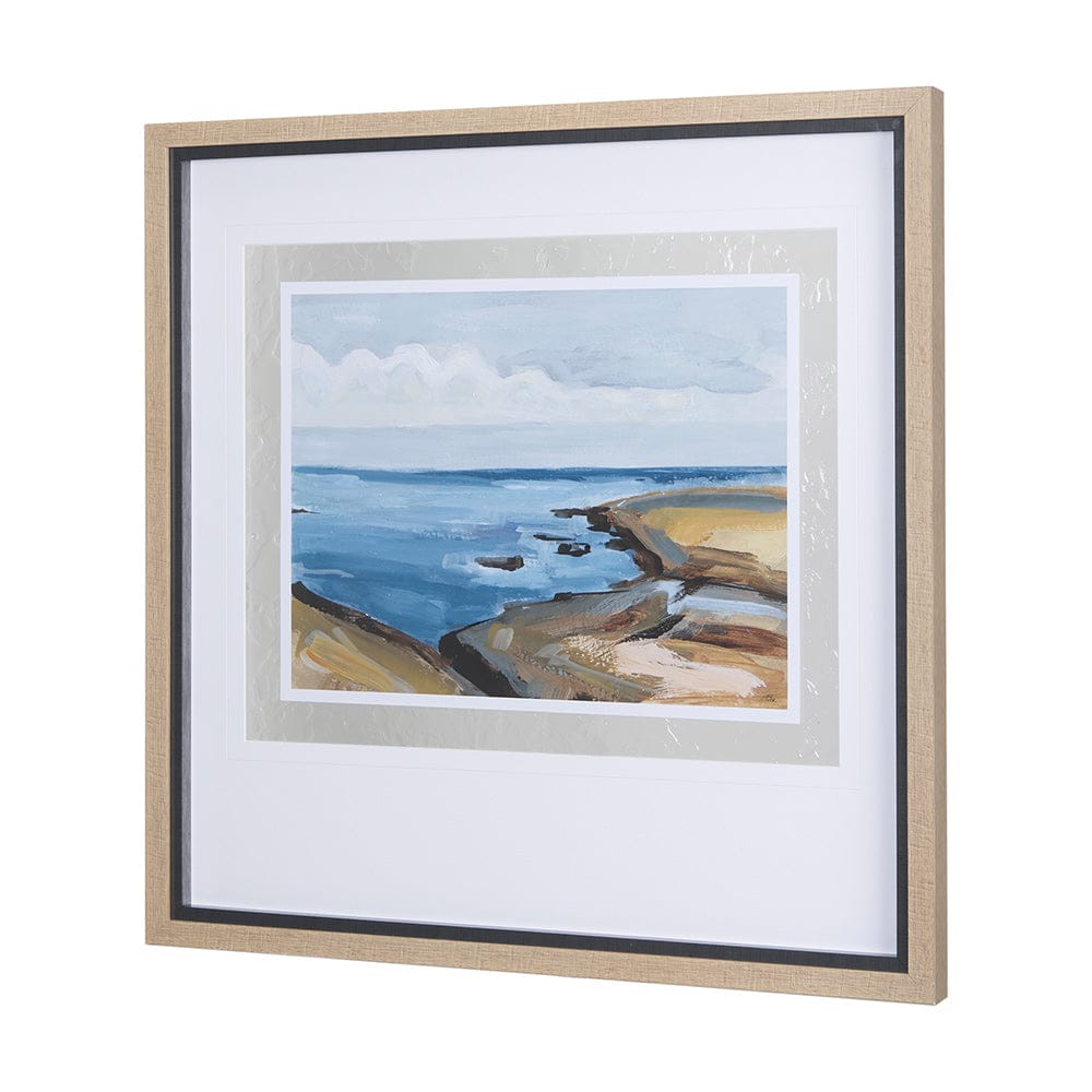 Mercana - Grey Sky II by Mercana Studio a Hand Embellished Textured Framed Art Print Matted under Glass - 14356 view 2