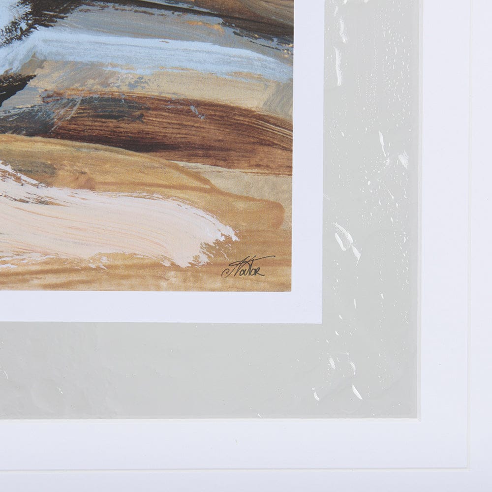 Mercana - Grey Sky II by Mercana Studio a Hand Embellished Textured Framed Art Print Matted under Glass - 14356 view 8