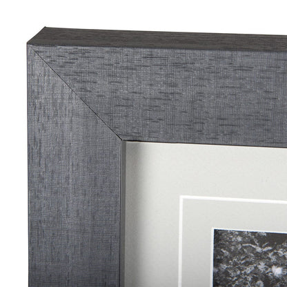 Mercana - Grey & White Barn I by Mercana Studio Hand Embellished Textured Framed Art Print Matted under Glass - 14179 view 4