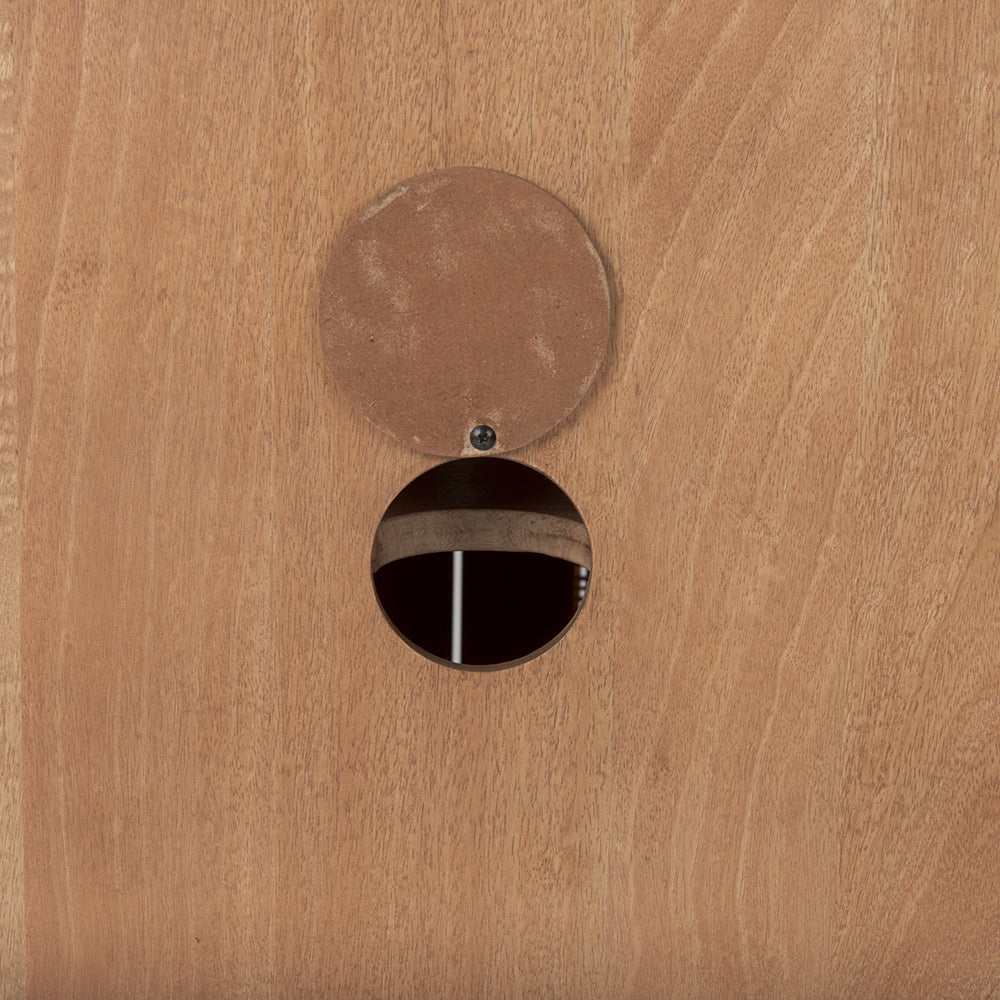 Mercana - Grier 36L x 18W x 31H Light Brown Wood w/ Cane 2 Door Accent Cabinet - 69909 view 10