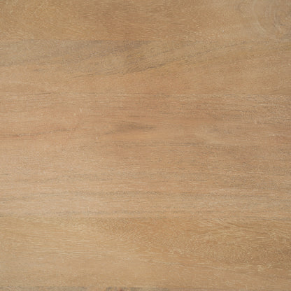 Mercana - Grier 62.0L x 22.0W x 30.0H Light Brown Solid Wood W/Cane Office Desk - 69899 view 12