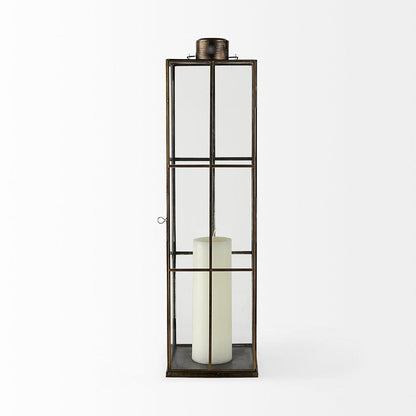 Mercana - Grimwig Large 8L x 8W x 31H LANTERN W/SHEET BASE WITHOUT BEVEL - 68836_CLOSEOUT view 2