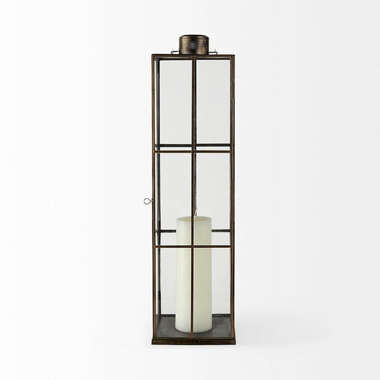Mercana - Grimwig Large 8L x 8W x 31H LANTERN W/SHEET BASE WITHOUT BEVEL - 68836_CLOSEOUT view 2