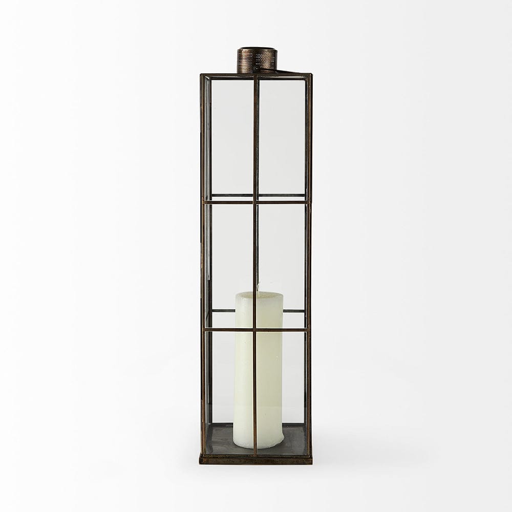Mercana - Grimwig Large 8L x 8W x 31H LANTERN W/SHEET BASE WITHOUT BEVEL - 68836_CLOSEOUT view 3