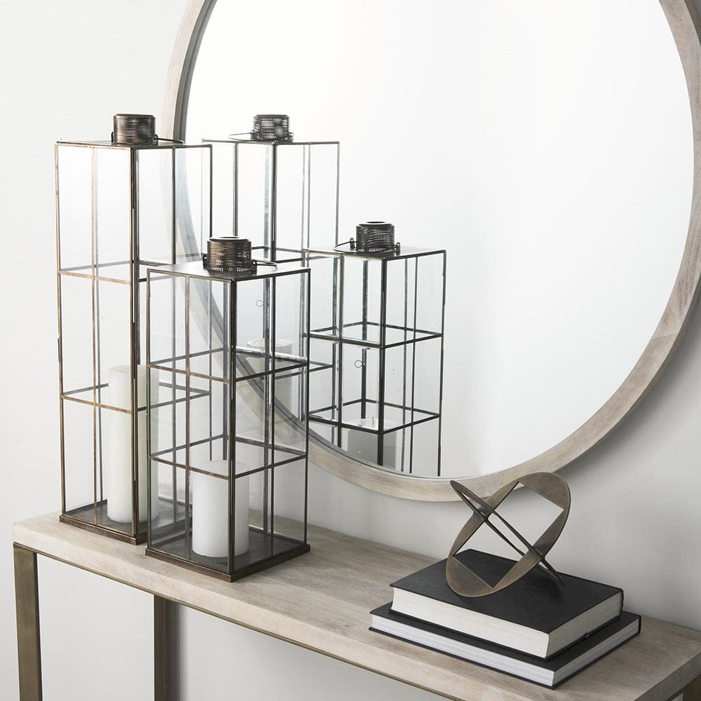 Mercana - Grimwig Large 8L x 8W x 31H LANTERN W/SHEET BASE WITHOUT BEVEL - 68836_CLOSEOUT view 13