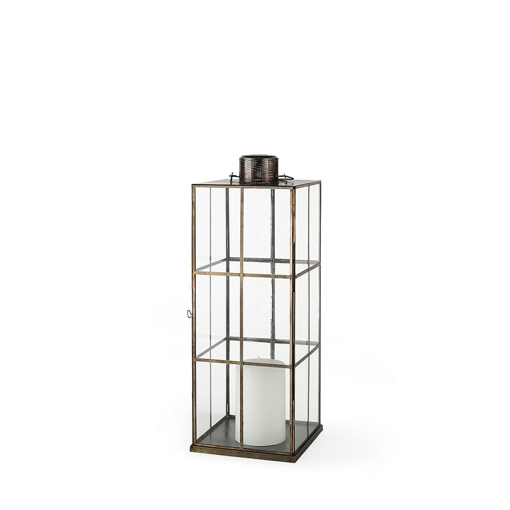 Mercana - Grimwig Medium 8L x 8W x 23H LANTERN W/SHEET BASE WITHOUT BEVEL - 68835_CLOSEOUT view 1